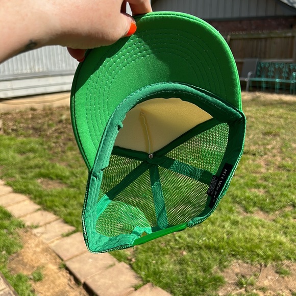 Y2K Microsoft Learn Computers White Green Trucker Hat Headwear 2000s - Picture 6 of 7